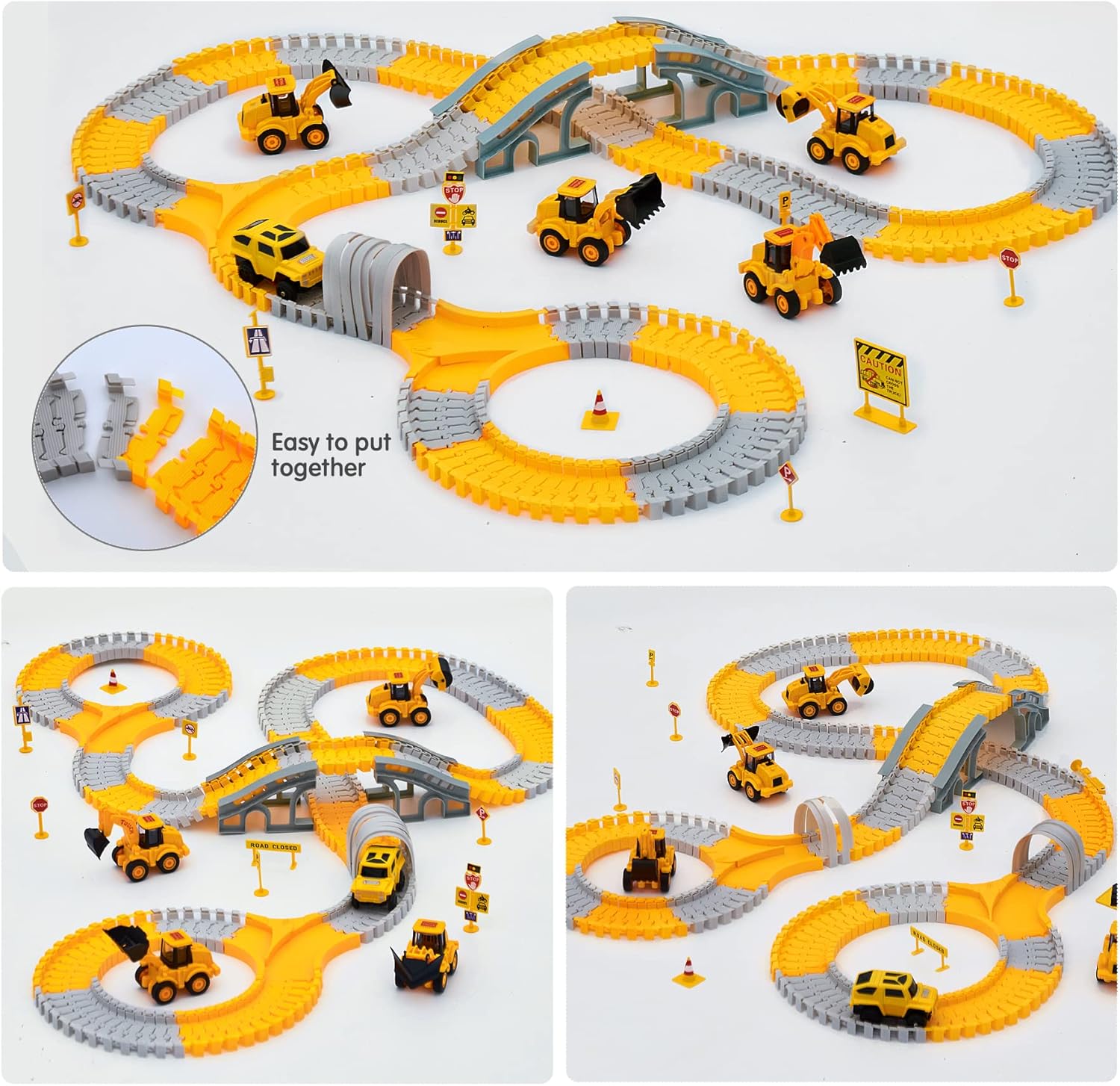 Дитячий автотрек City Truck 2032 на 345 деталей з машинками - мініатюра 6