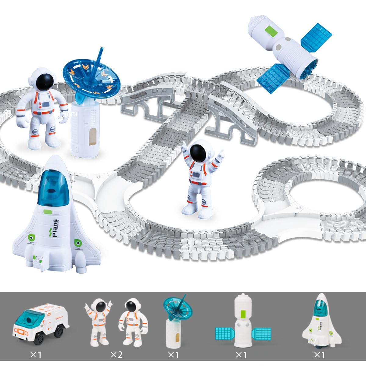 Дитячий автотрек Space Explore 2052 на 332 деталі - мініатюра 3