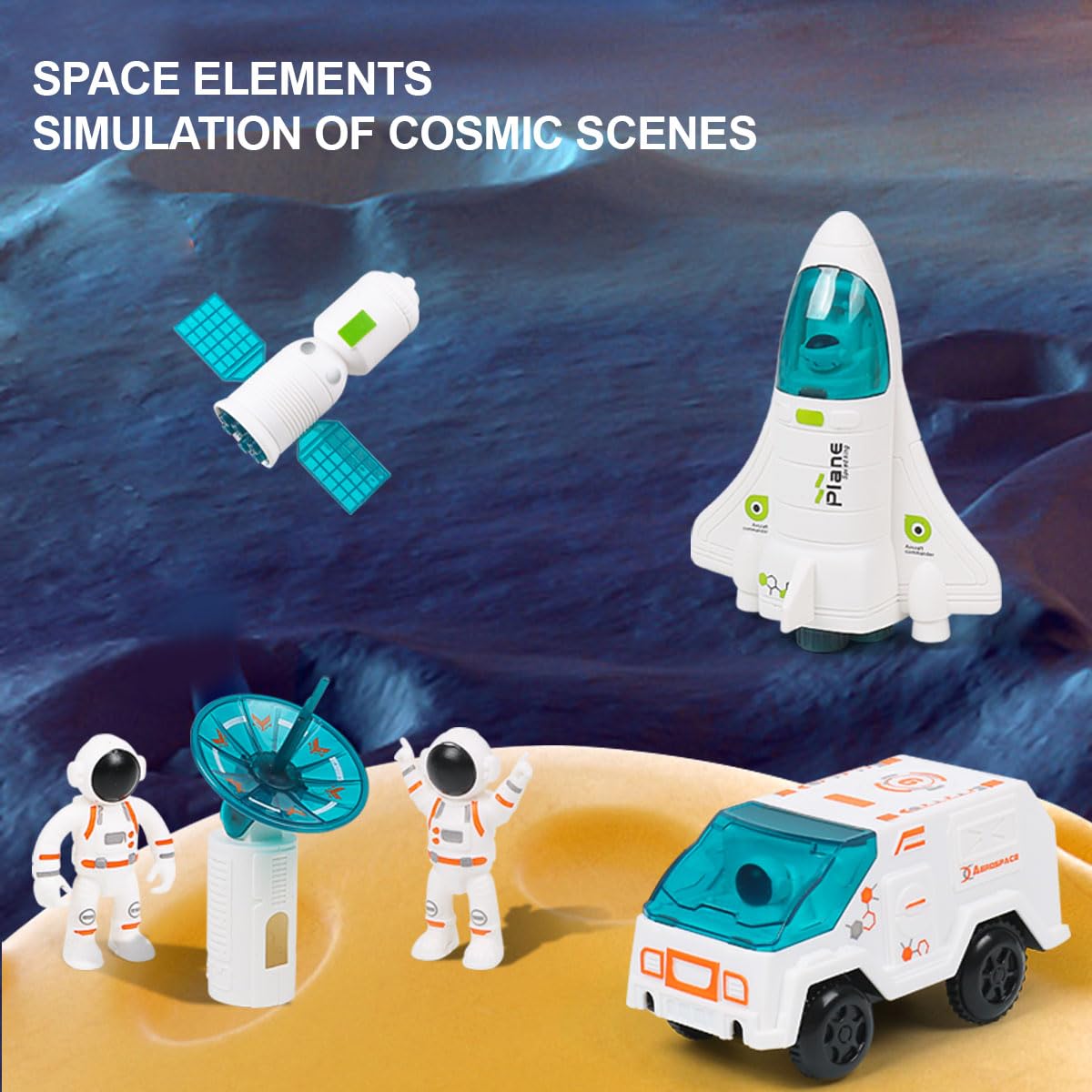 Дитячий автотрек Space Explore 2052 на 332 деталі - мініатюра 4