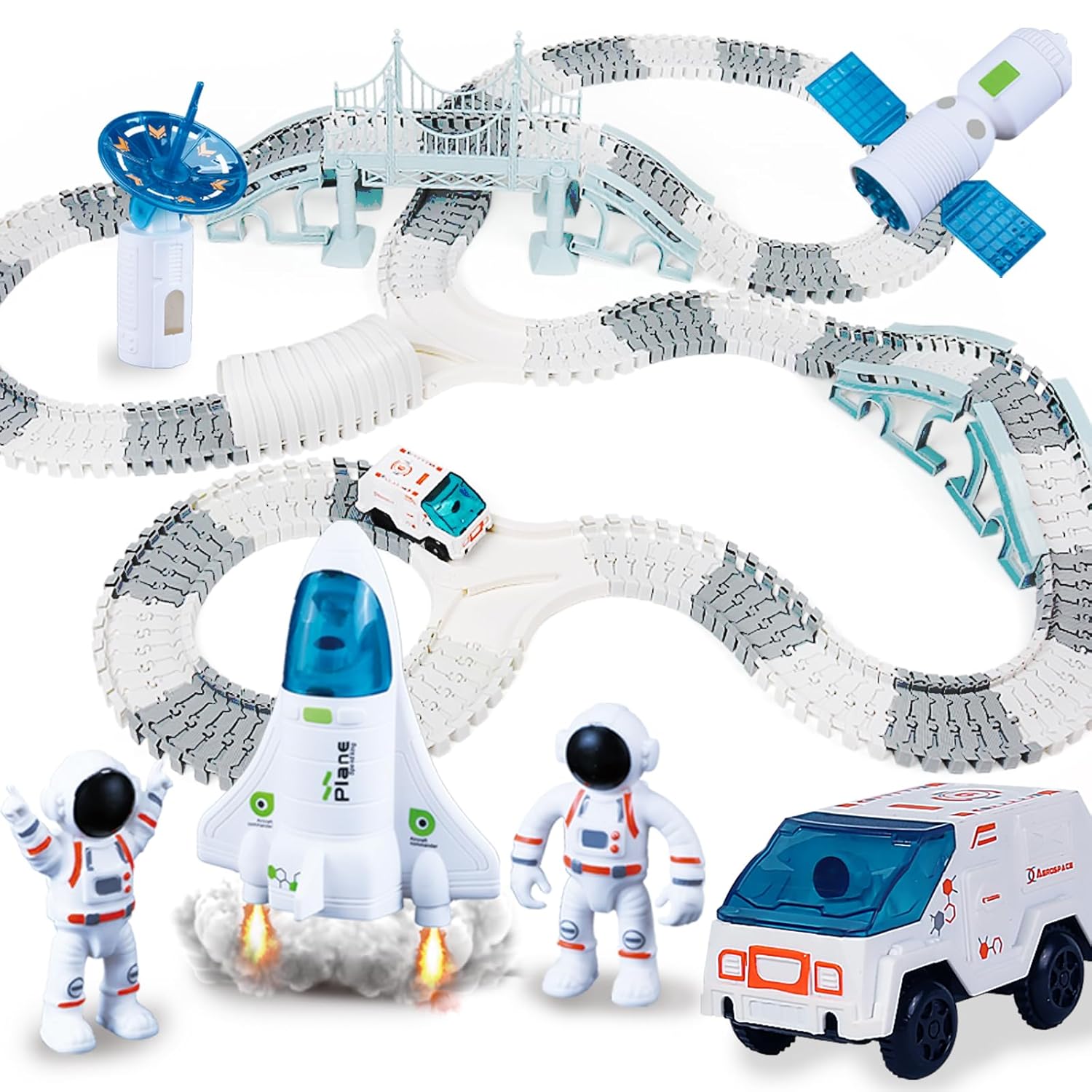 Дитячий автотрек Space Explore 2052 на 332 деталі - мініатюра 6