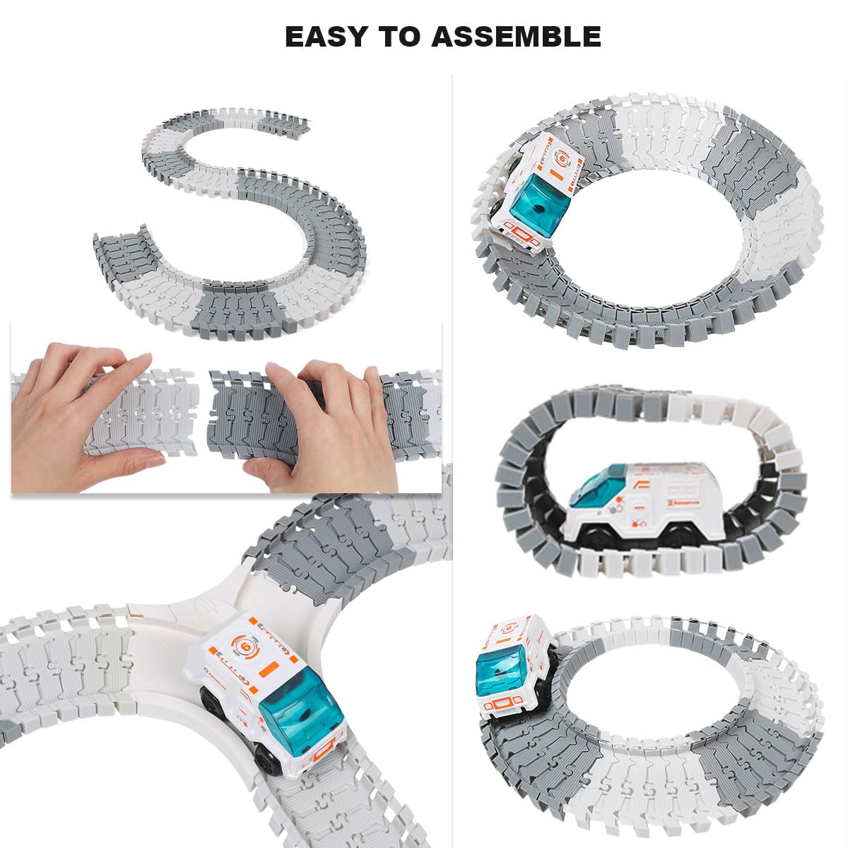 Дитячий автотрек Space Explore 2052 на 332 деталі - мініатюра 7