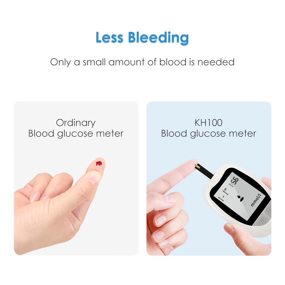 Глюкометр Blood Glucose Meter Model2 з тест-смужками та ланцетами - мініатюра 5