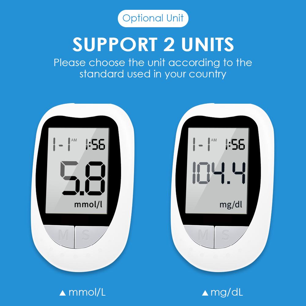 Глюкометр Blood Glucose Meter Model2 з тест-смужками та ланцетами - мініатюра 7