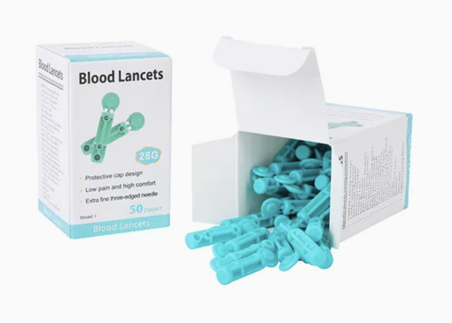 Глюкометр Blood Glucose Meter Model1 з 50 тест-смужками та ланцетами - мініатюра 6