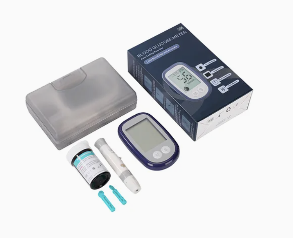 Глюкометр Blood Glucose Meter Model1 з 50 тест-смужками та ланцетами - мініатюра 7