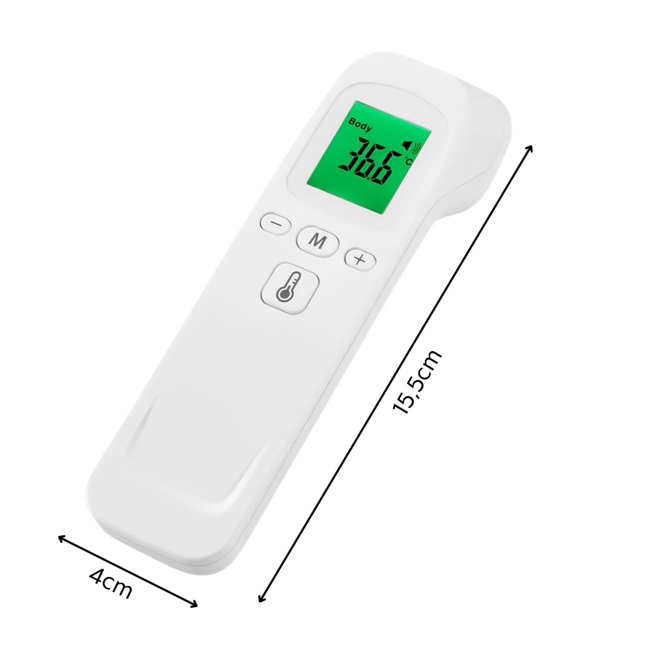 Безконтактний інфрачервоний термометр HG02 з пам'яттю на 20 вимірювань - мініатюра 2