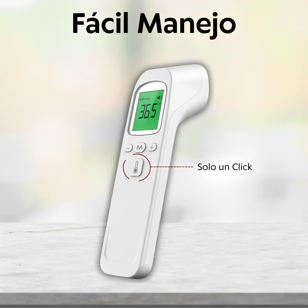 Безконтактний інфрачервоний термометр HG02 з пам'яттю на 20 вимірювань - мініатюра 4