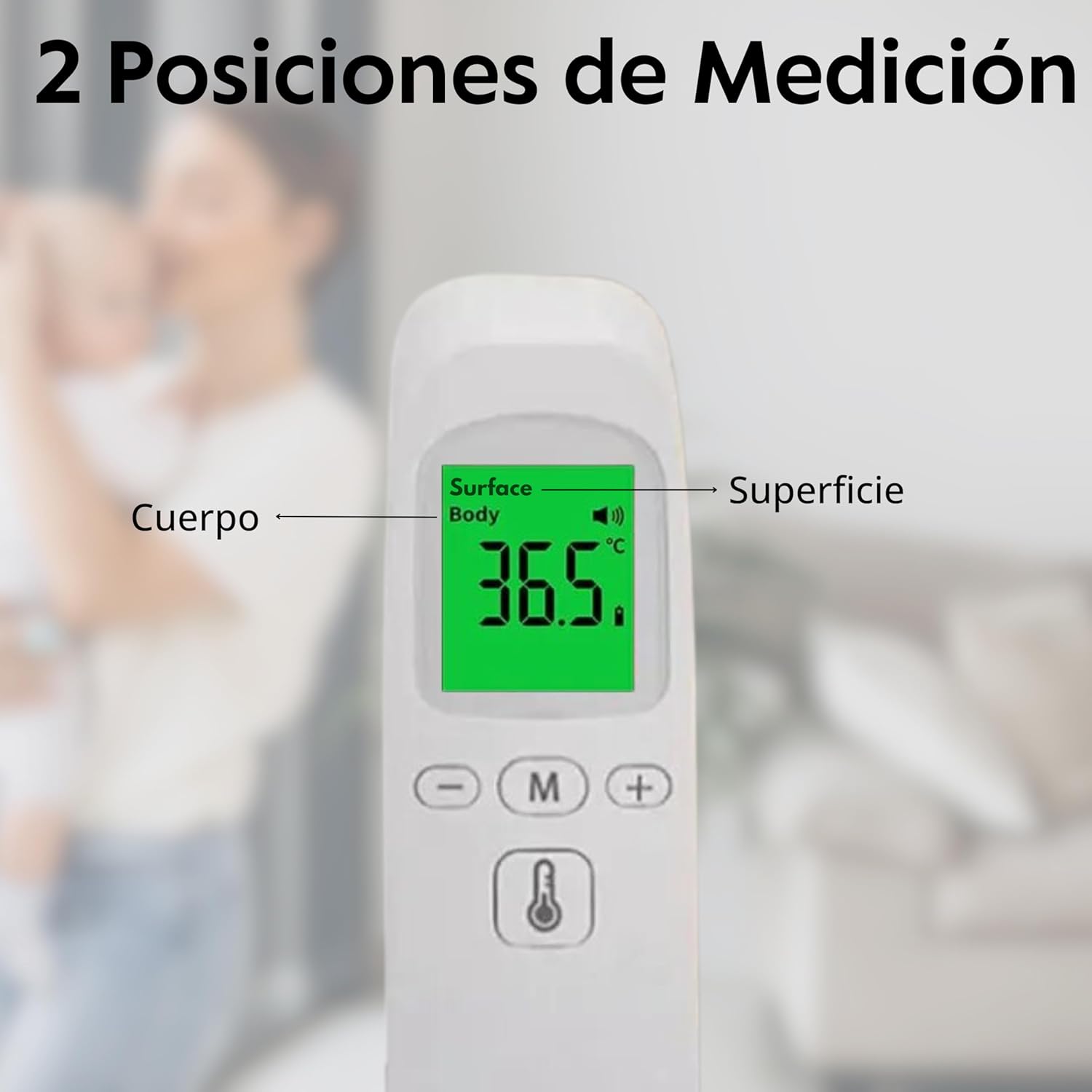 Безконтактний інфрачервоний термометр HG02 з пам'яттю на 20 вимірювань - мініатюра 6