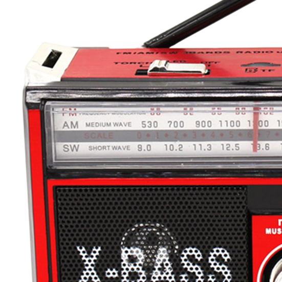 Радіоприймач GOLON RX-382 з USB, SD і LED-ліхтариком для дому, дачі та відключень світла - мініатюра 6