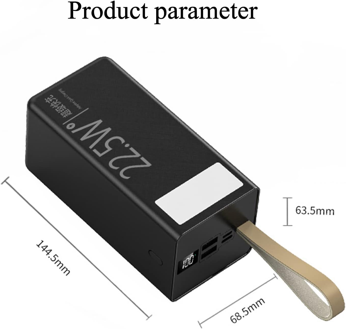 Power Bank UNITECH U86A 50000 mAh 22.5W для швидкої зарядки в поїздках і щоденному русі - мініатюра 2