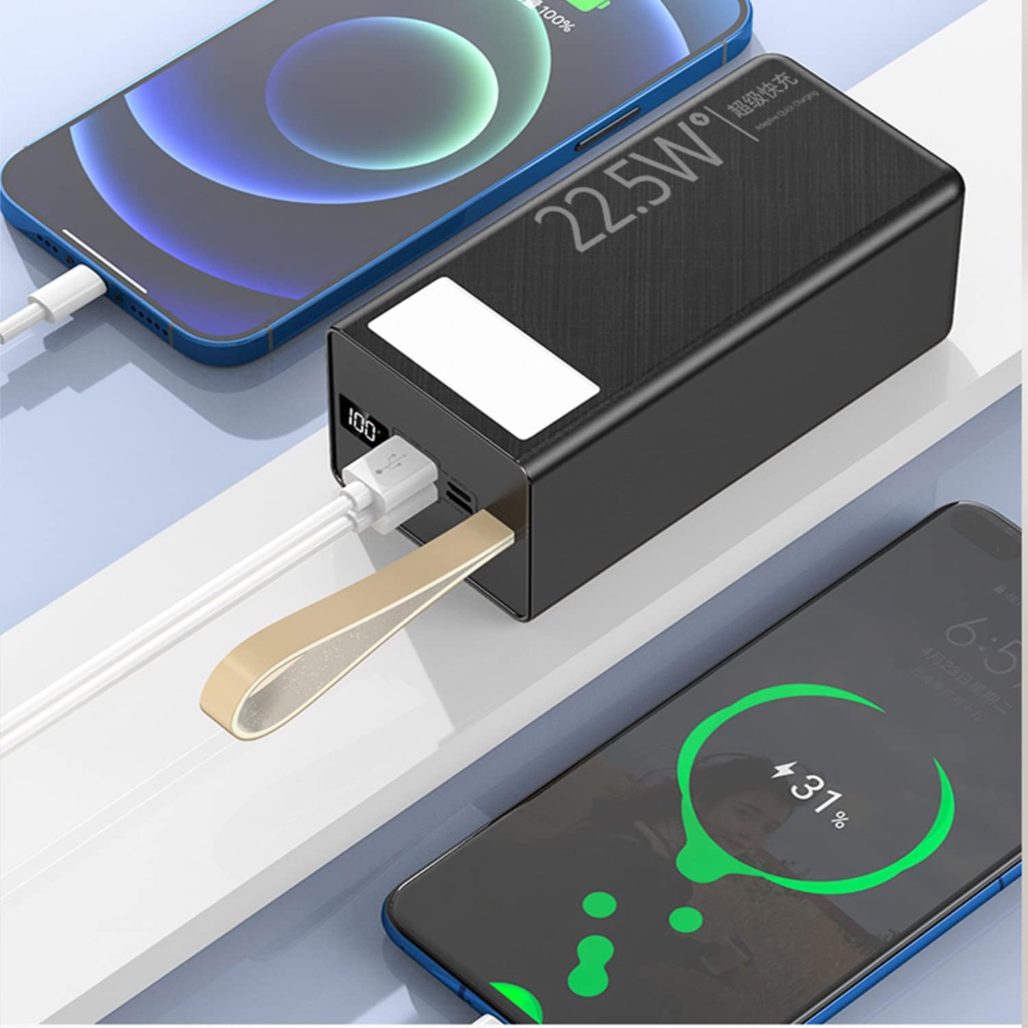 Power Bank UNITECH U86A 50000 mAh 22.5W для швидкої зарядки в поїздках і щоденному русі - мініатюра 6