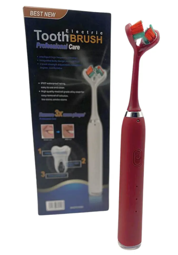 Акумуляторна зубна щітка Best New з 3 режимами, IPX7 і двома насадками для щоденного догляду - мініатюра 4