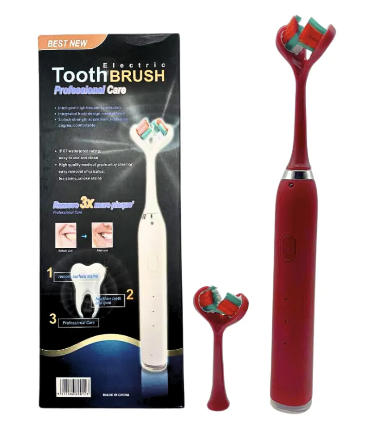 Акумуляторна зубна щітка Best New з 3 режимами, IPX7 і двома насадками для щоденного догляду - мініатюра 5