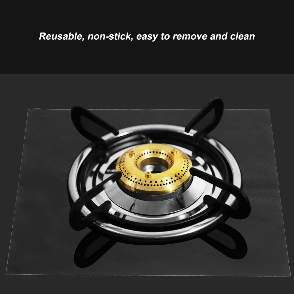 Тефлонові накладки для газової плити для захисту від жиру, нагару і щоденного бруду - мініатюра 4
