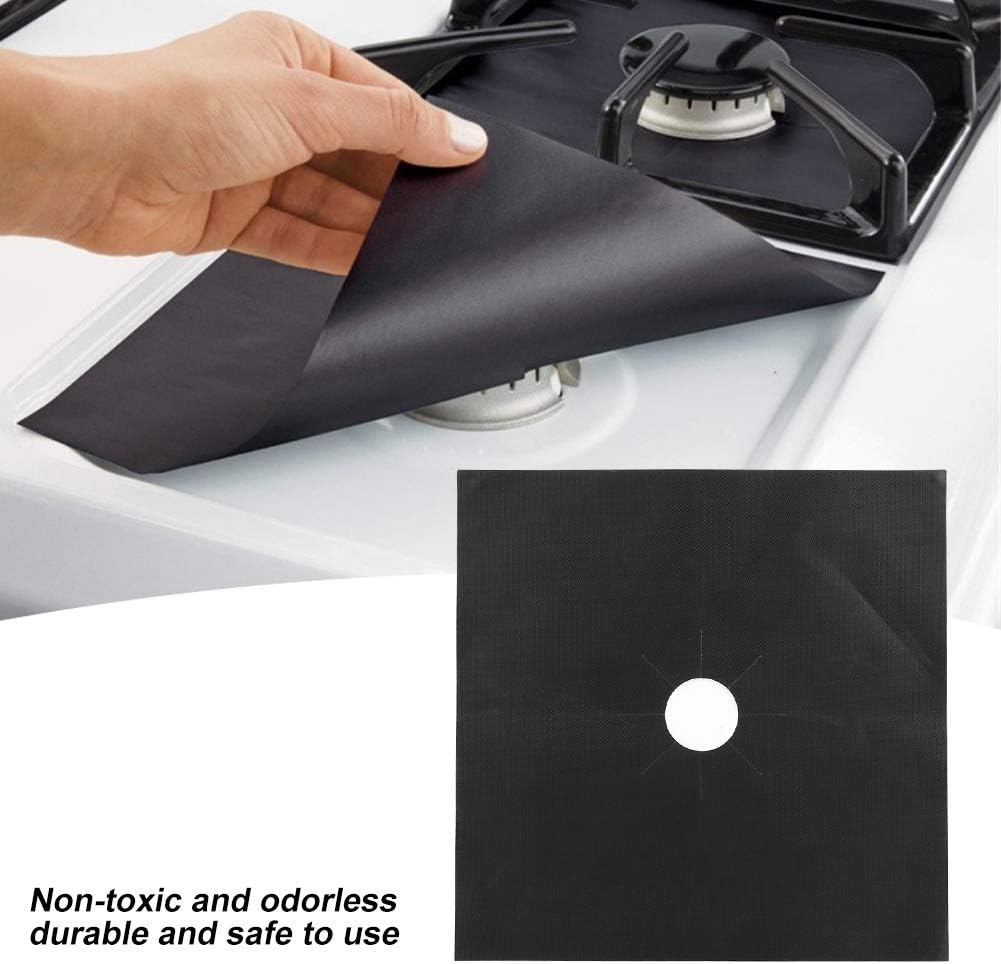 Тефлонові накладки для газової плити для захисту від жиру, нагару і щоденного бруду - мініатюра 8