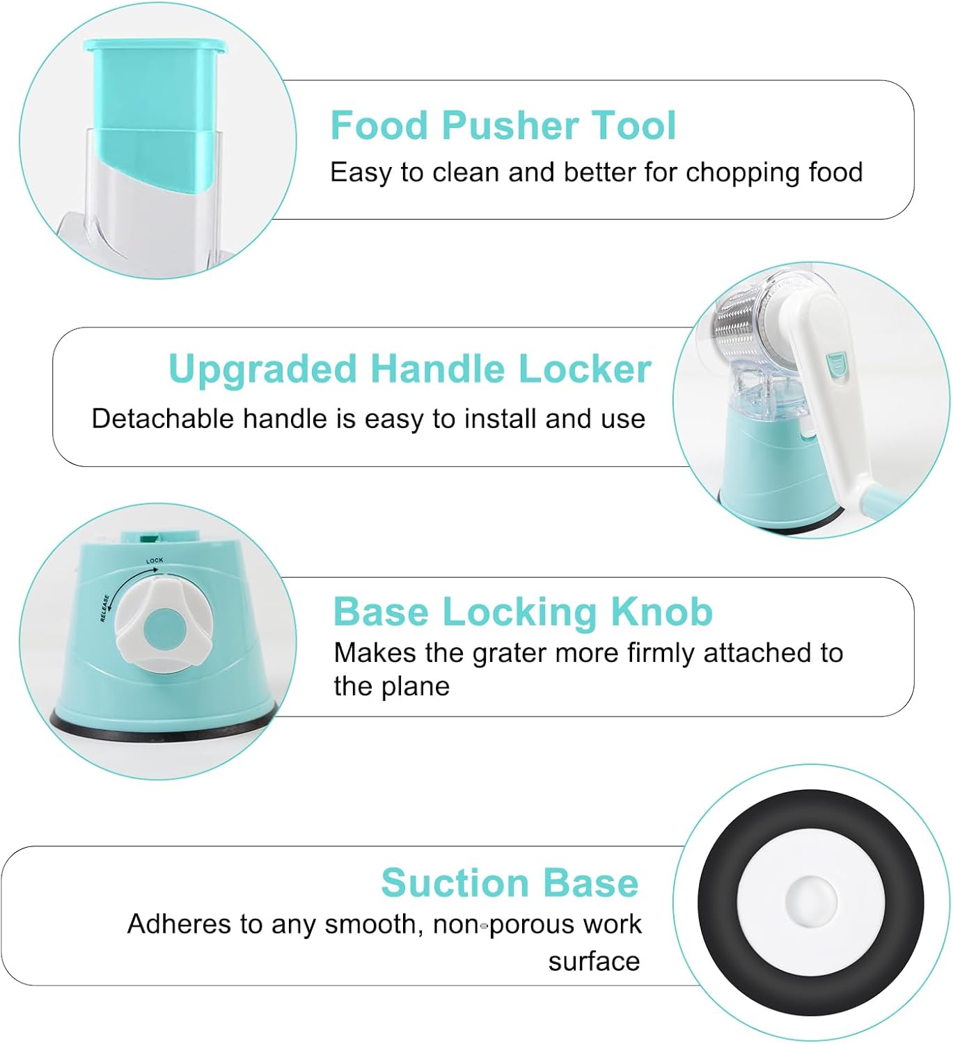 Kitchen Master MINI 806 для швидкого шаткування, подрібнення і слайсів без електрики - мініатюра 2