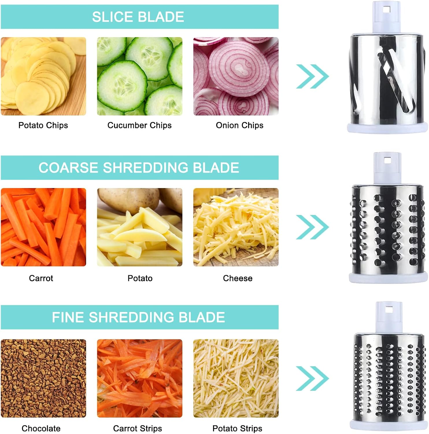 Kitchen Master MINI 806 для швидкого шаткування, подрібнення і слайсів без електрики - мініатюра 4