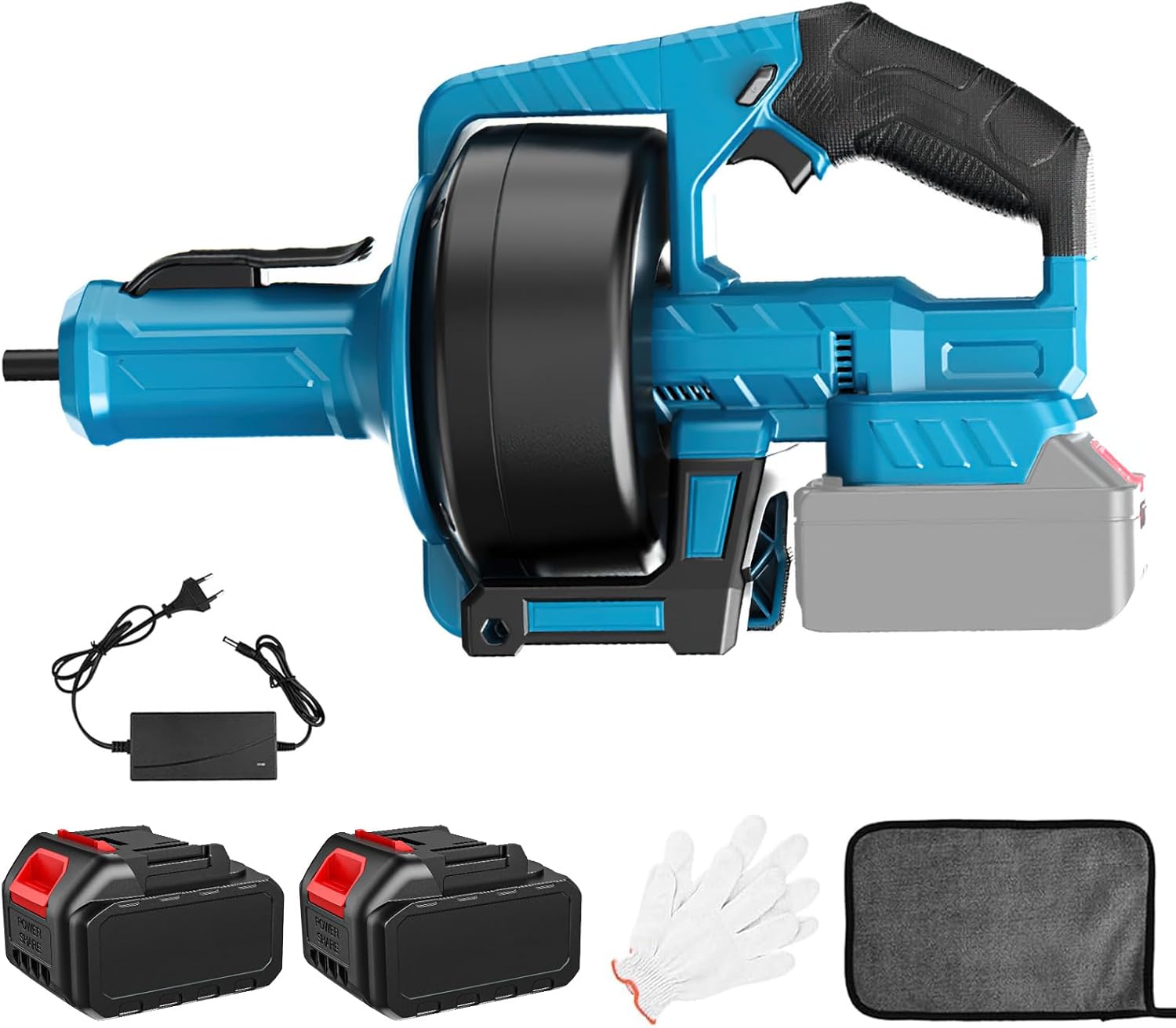 Прочисна акумуляторна машина DOMOTEC 48V для дренажних труб ∙ Універсальна прочисна машина DOMOTEC 48V