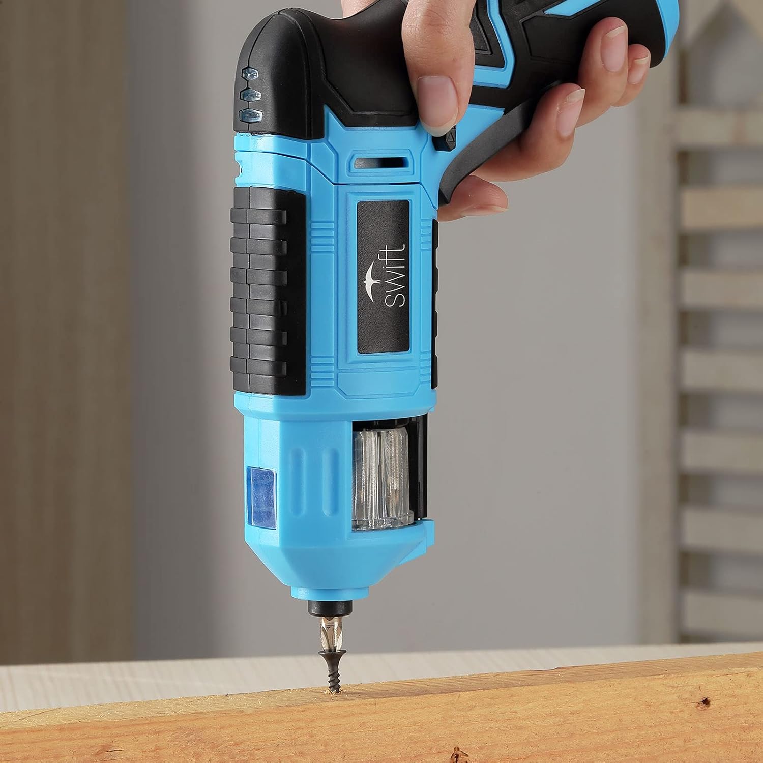 Акумуляторний шуруповерт DOMOTEC 3.6V з барабаном для біт для дрібного ремонту вдома - мініатюра 3