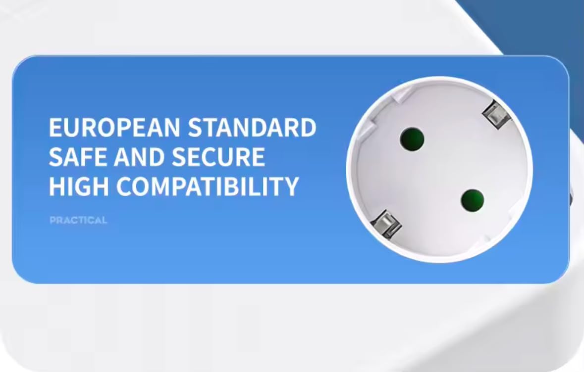 Мережевий розгалужувач 8625UL з 4 розетками, USB і Type-C для робочої зони та дому - мініатюра 3