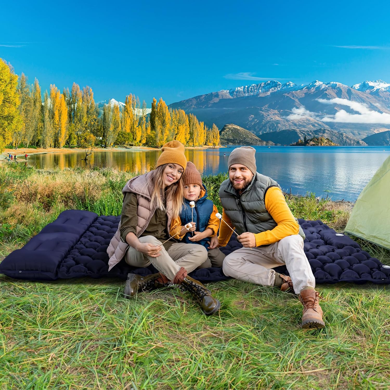 Двомісний туристичний матрац WCG для кемпінгу, подорожей і сну на природі - мініатюра 10