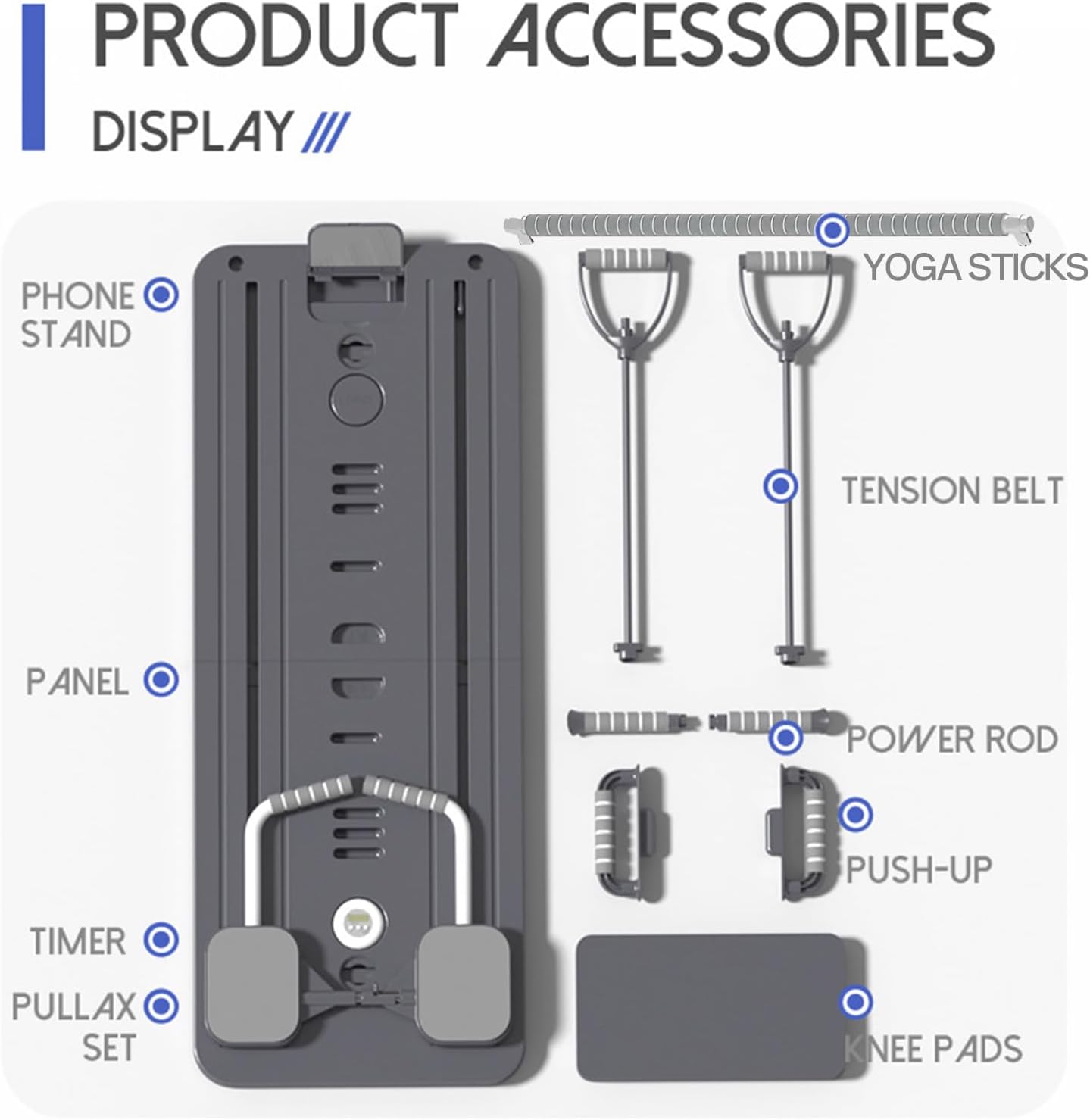 Тренажер pltzjk 3.0 MM3000 для домашнього пілатесу, кору і силових вправ - мініатюра 2