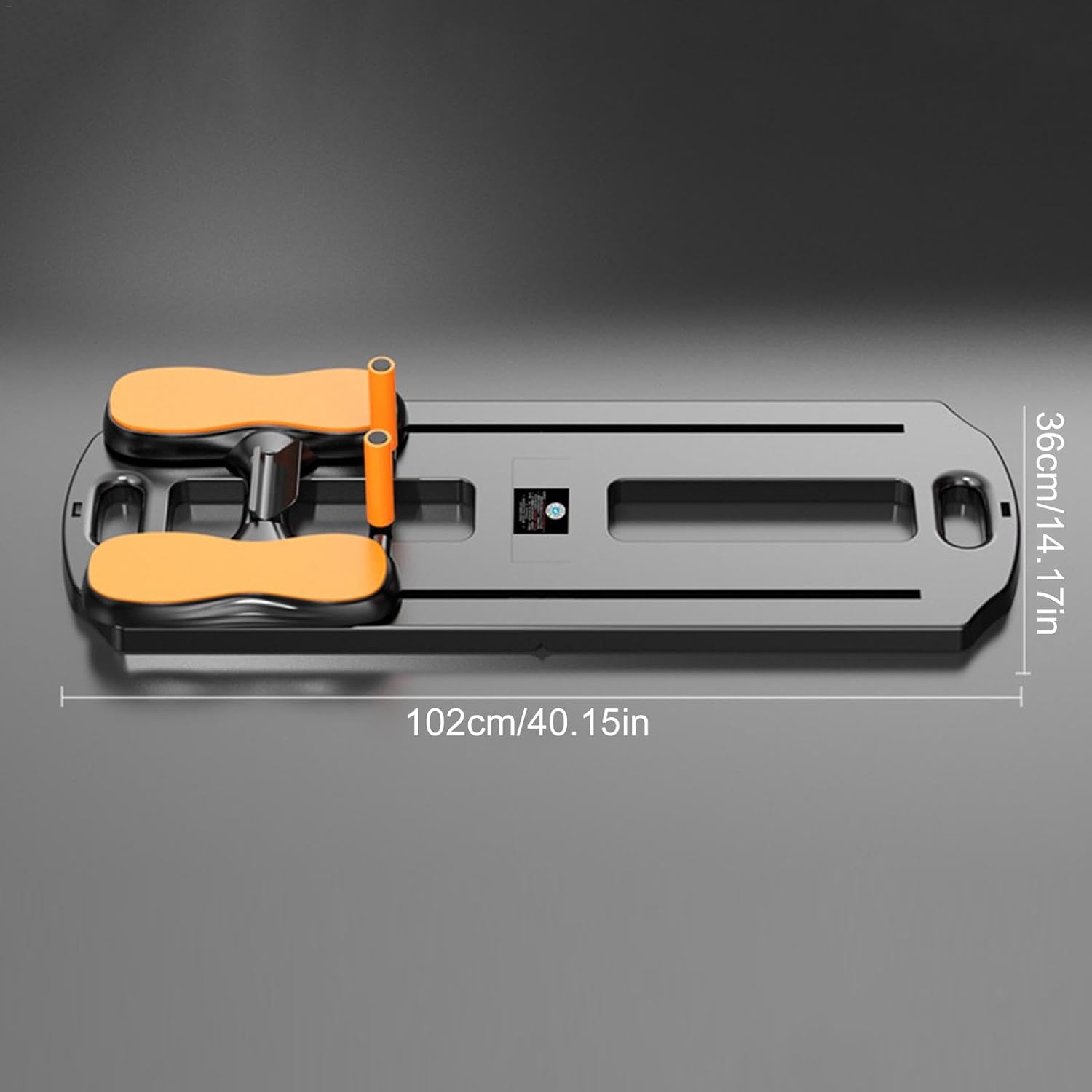 Складний тренажер MM3000 з автоповерненням ролика, таймером і тримачем для смартфона - мініатюра 8