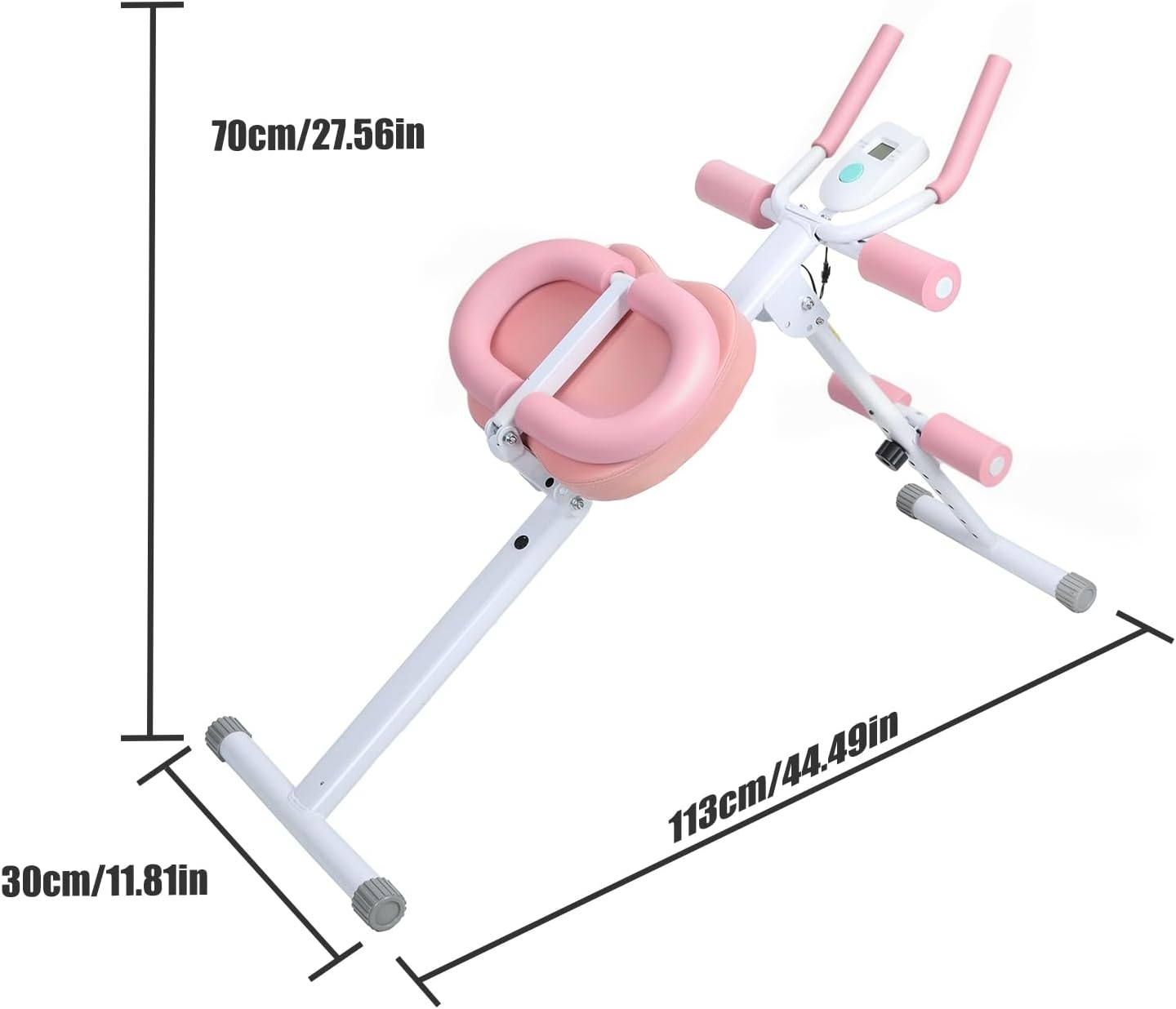 Тренажер myj MM3000 для преса, ніг і рук з еспандерами та дисплеєм для дому - мініатюра 3