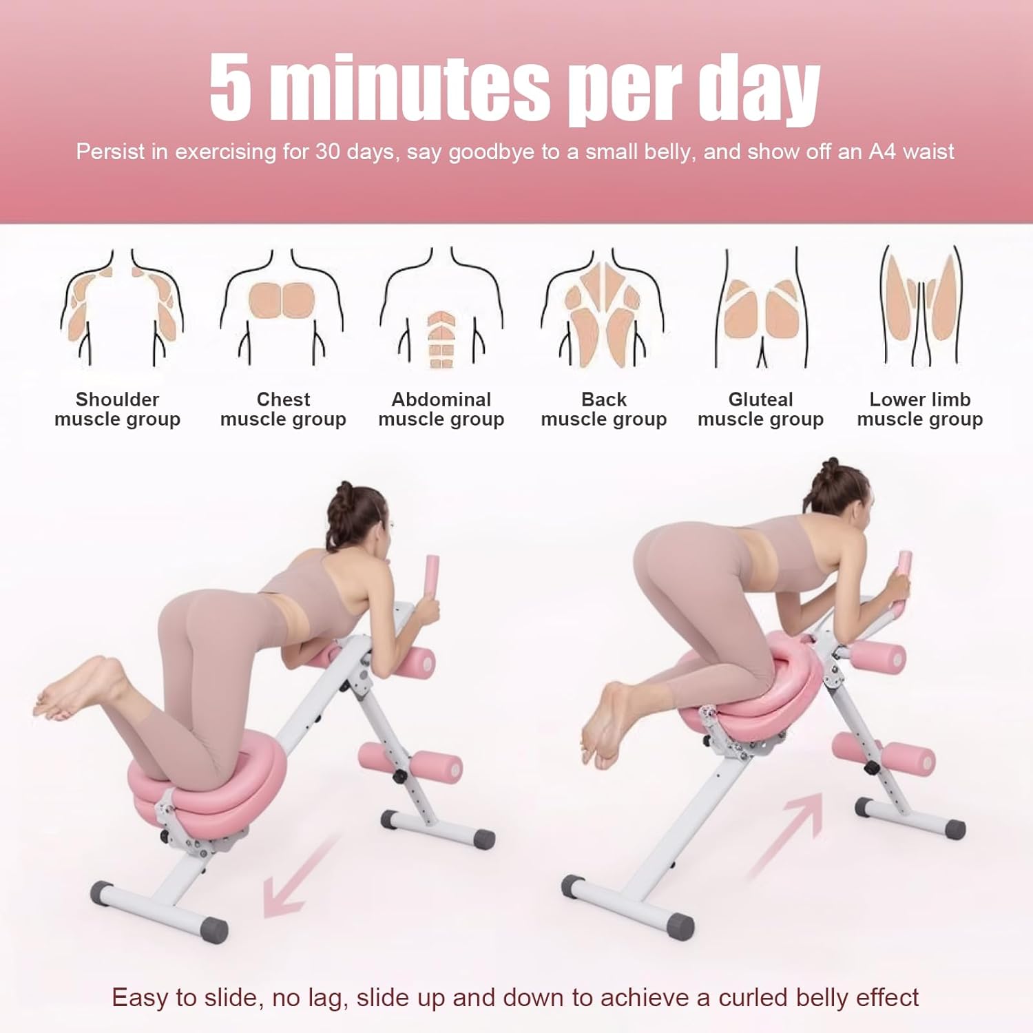 Тренажер myj MM3000 для преса, ніг і рук з еспандерами та дисплеєм для дому - мініатюра 4