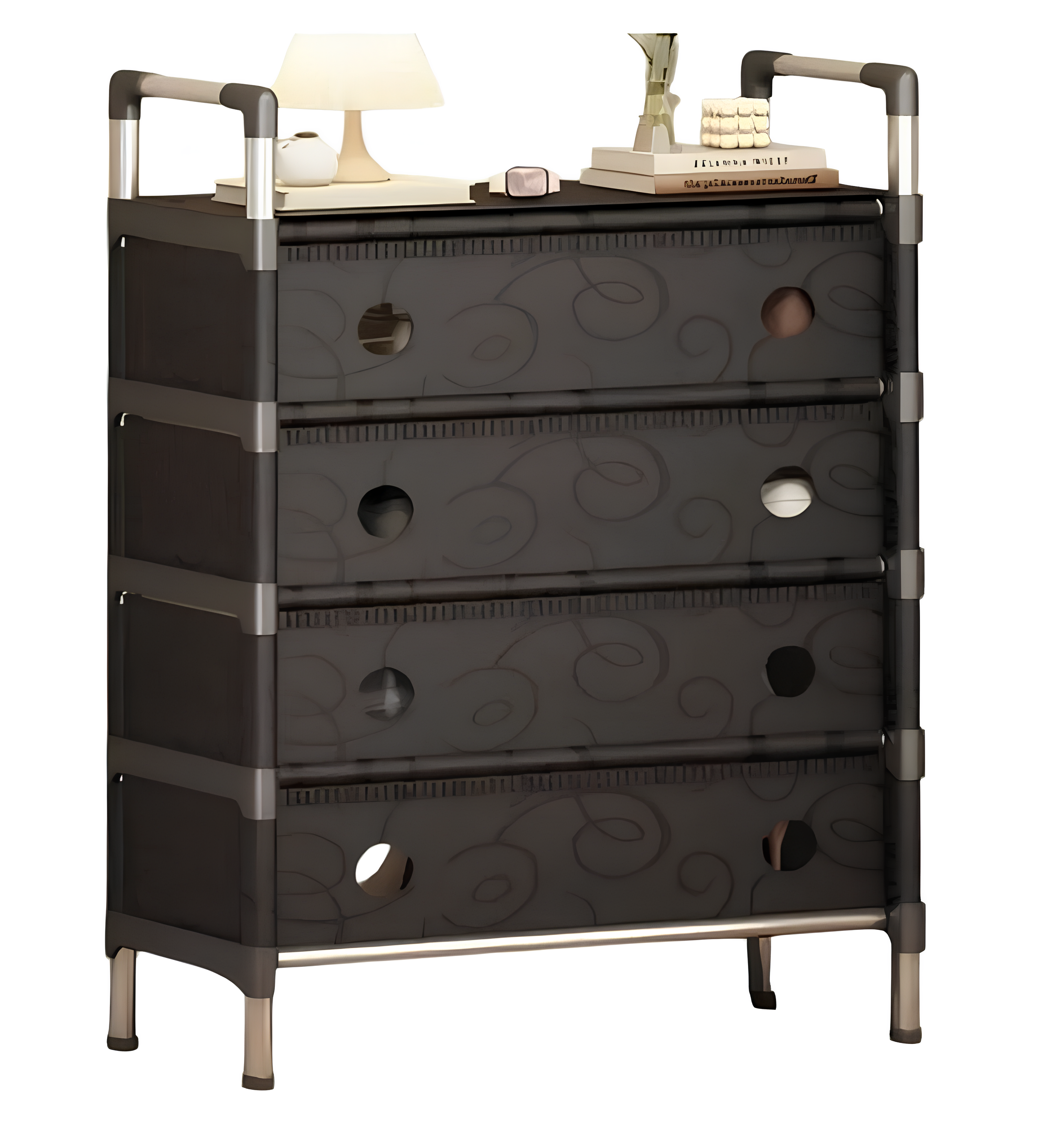 Полиця/шафа для взуття SKLM-31 для дому ∙ Компактна полиця SKLM-31 для зберігання взуття