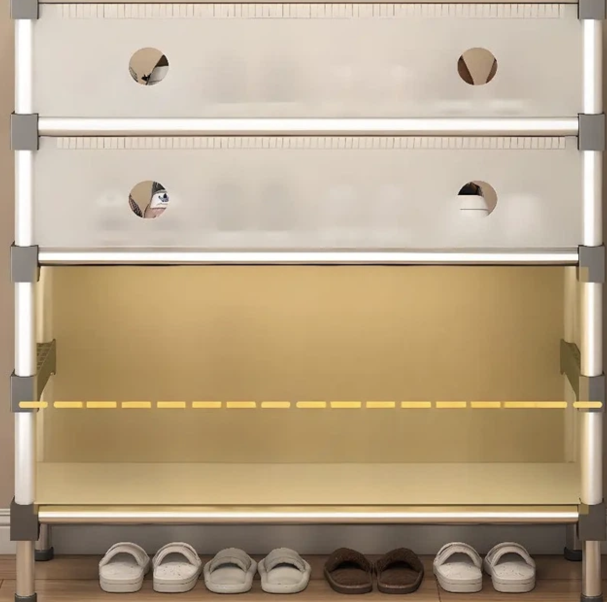 Полиця для взуття SKLM-30 для вертикального зберігання взуття в передпокої та коридорі - мініатюра 2