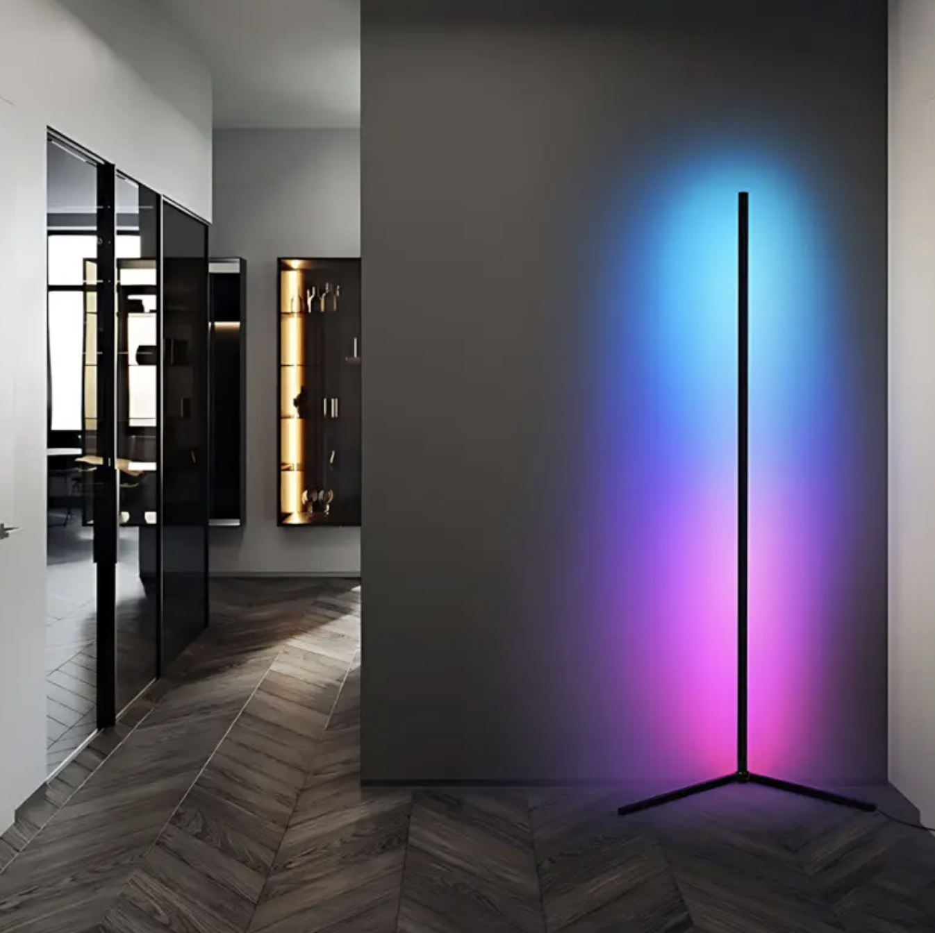 RGB-торшер 360° EMG 103 см з пультом, музичними ефектами і керуванням зі смартфона - мініатюра 5