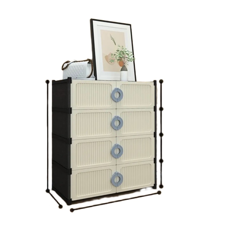 Полиця/шафа для взуття XG08 для зберігання ∙ Закритий стелаж XG08 для взуття та сумок