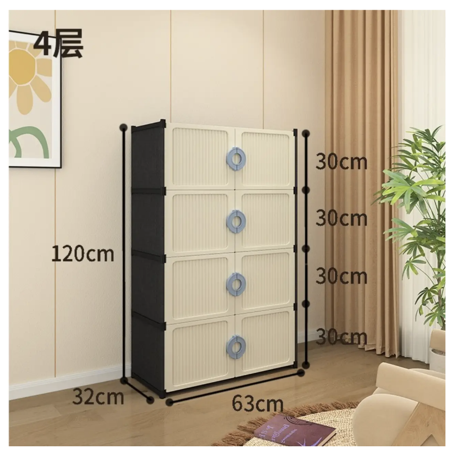 Закритий стелаж SNG08 для взуття і аксесуарів з максимальною місткістю для передпокою - мініатюра 2