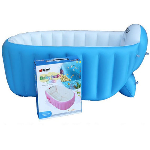 Надувна ванночка дитяча Intime Baby Bath Tub - мініатюра 6