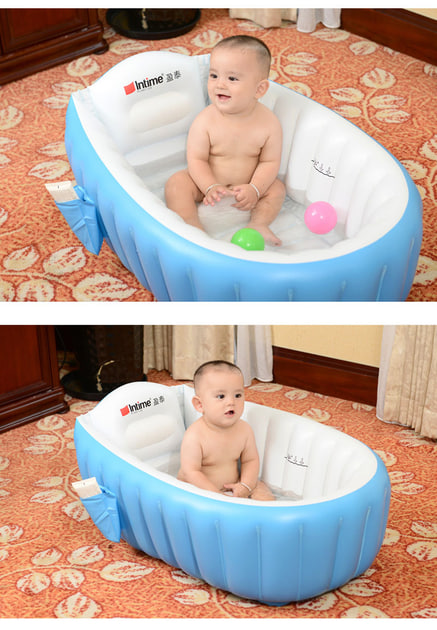 Надувна ванночка дитяча Intime Baby Bath Tub - мініатюра 7