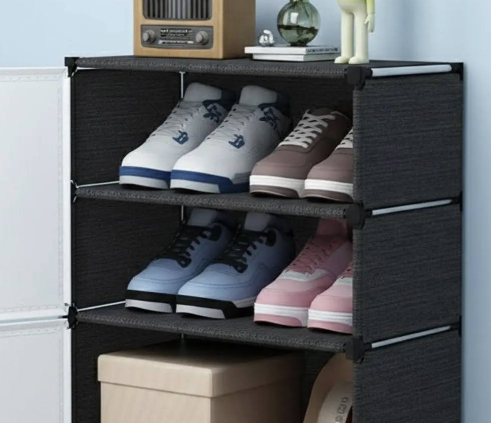 Закритий стелаж BXG-02 для взуття і аксесуарів у передпокої та гардеробній - мініатюра 4