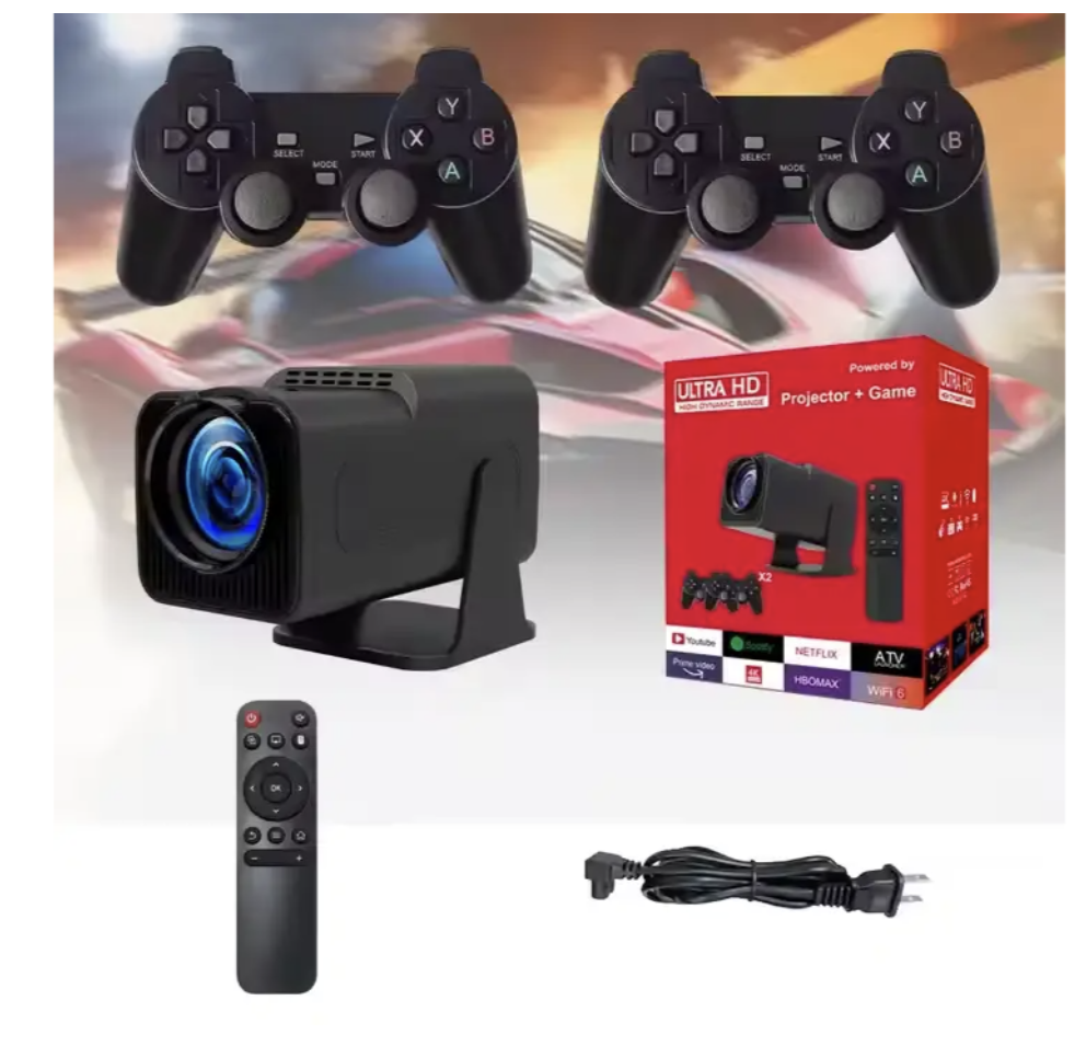Смарт-проектор HY320 Max з 2 джойстиками і Android 13 - мініатюра 2