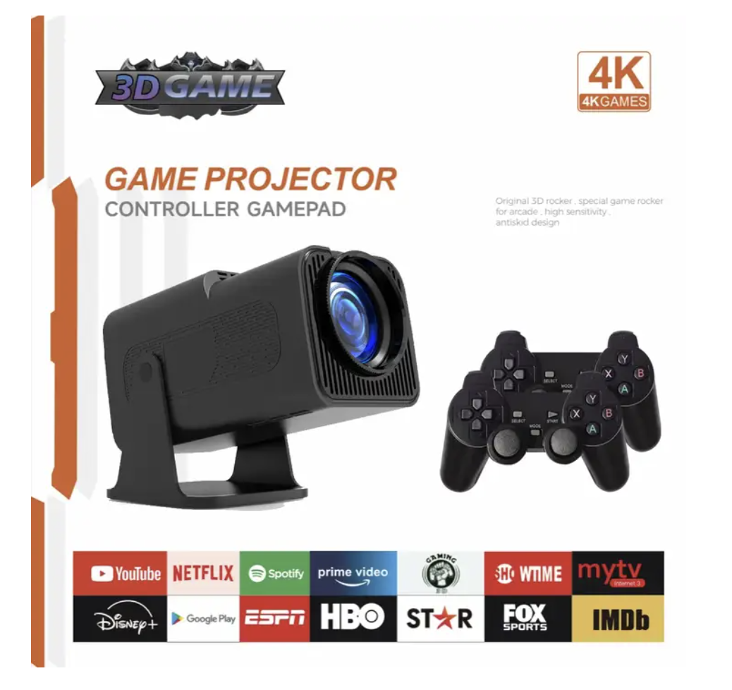 Смарт-проектор HY320 Max з 2 джойстиками і Android 13 - мініатюра 6