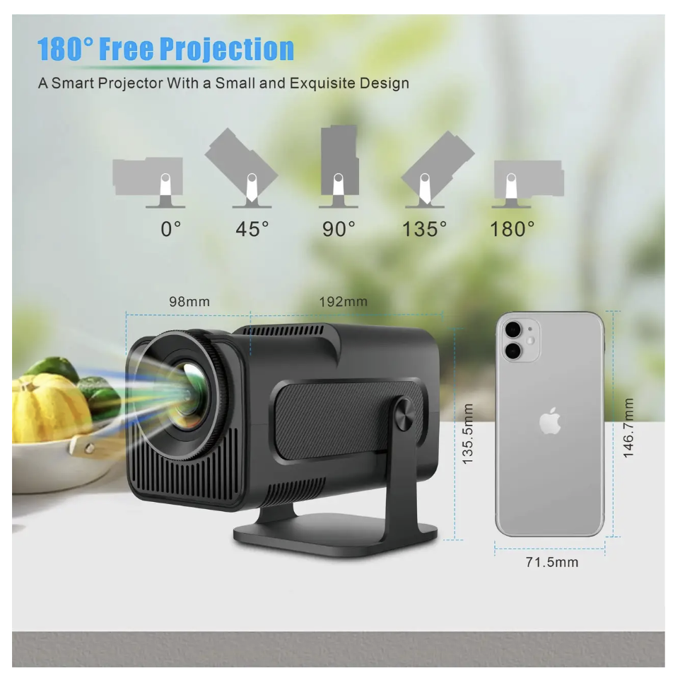 Смарт-проектор HY320 Max з 2 джойстиками і Android 13 - мініатюра 8