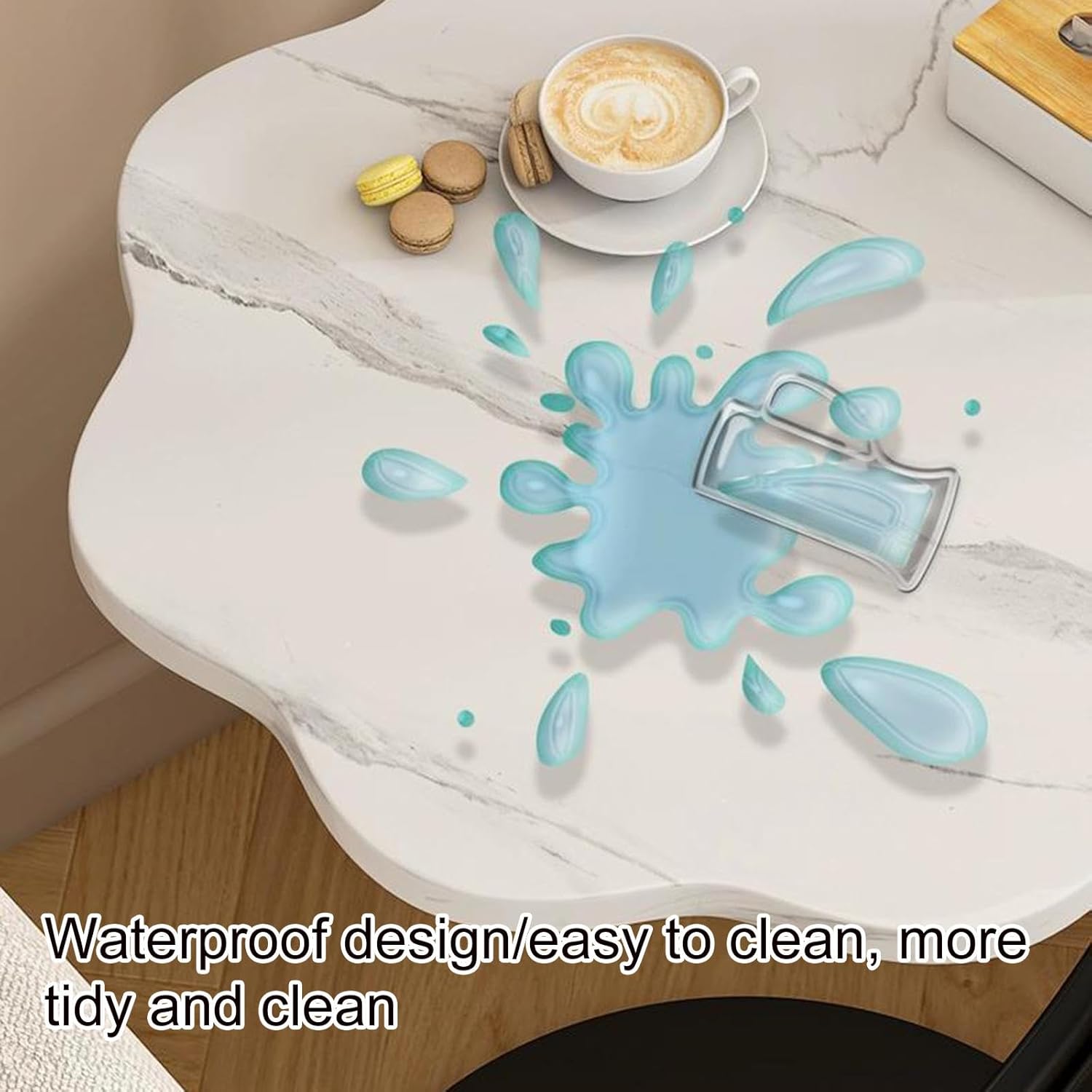 Столик Цветок 64228 для дивана, ліжка і компактного сучасного інтер'єру - мініатюра 3