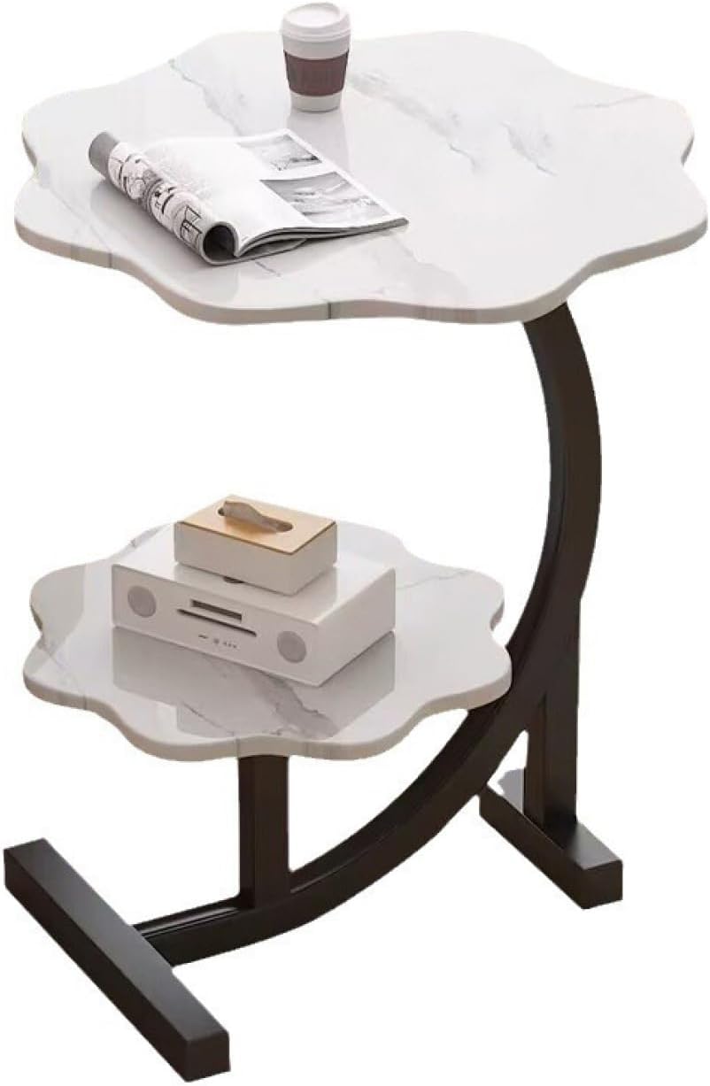 Двоярусний журнальний / приставний столик Лепесток 64230 ∙ Маленький столик Лепесток 64230 для дому