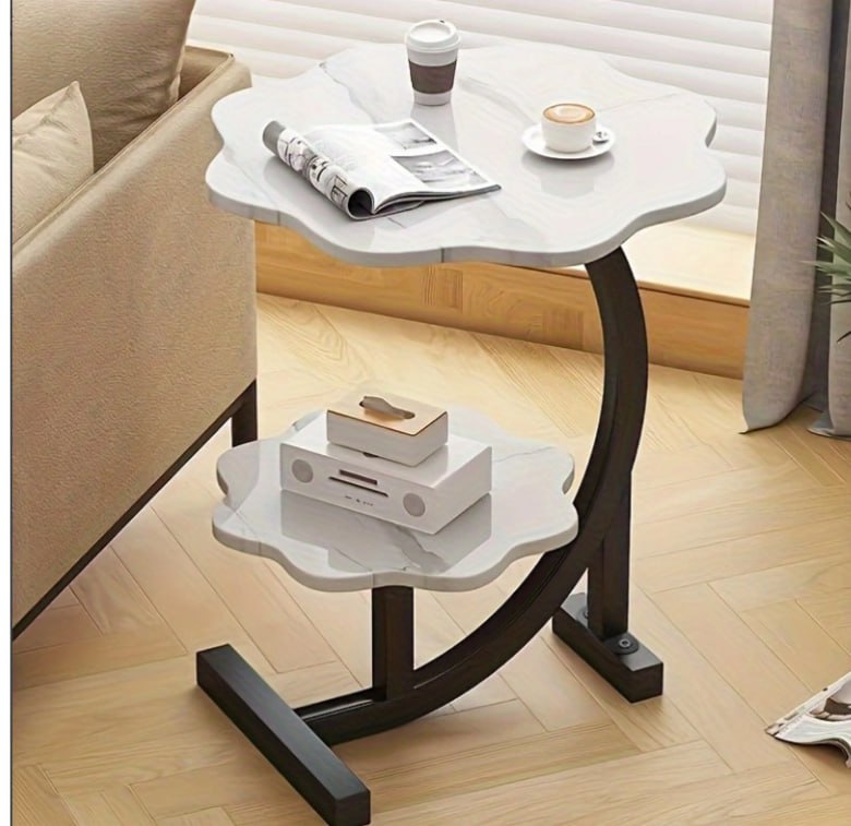 Столик Лепесток 64230 з двома рівнями для дивана, ліжка і стильного дрібного зберігання - мініатюра 7