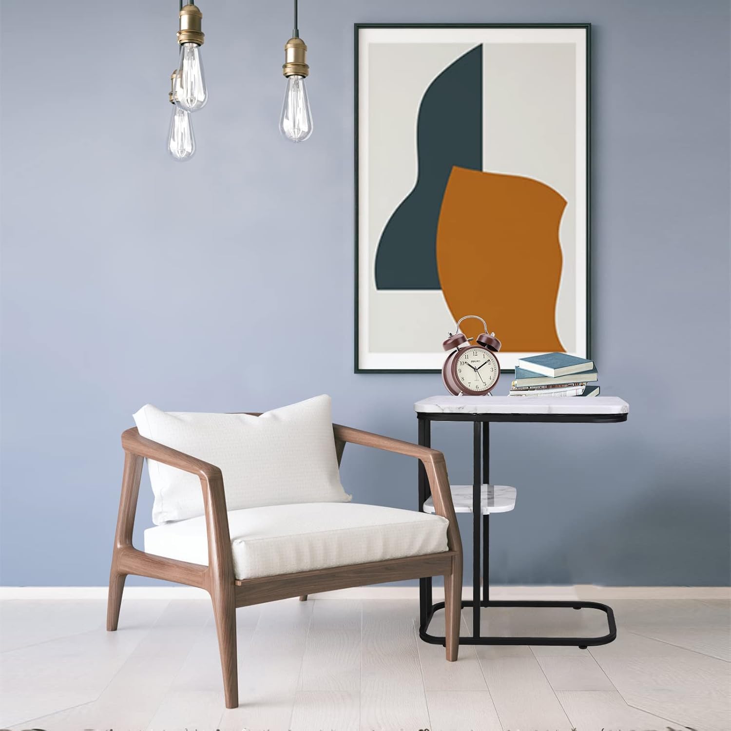 Приставний столик 5496 з двома рівнями для дивана, ліжка і ноутбука - мініатюра 2