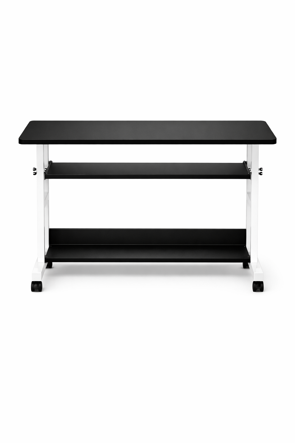 Мобільний комп'ютерний стіл 1845 з регулюванням висоти і полицею для клавіатури - мініатюра 6