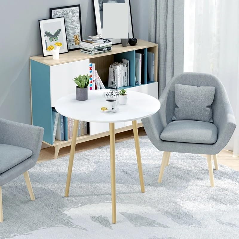 Круглий журнальний столик 1201 для дому 40x40x55 см - мініатюра 2