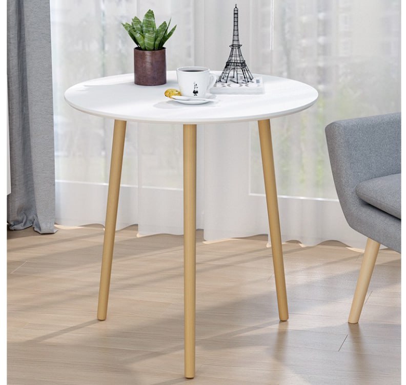 Круглий журнальний столик 1201 для дому 40x40x55 см - мініатюра 5