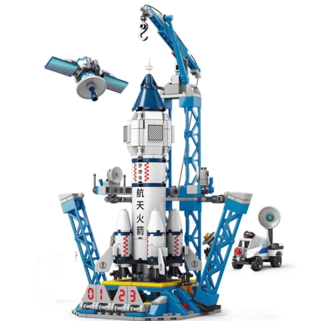 Конструктор Космічна ракета Space Shuttle для дітей ∙ Великий конструктор Ракета Шаттл Космос 452 деталей