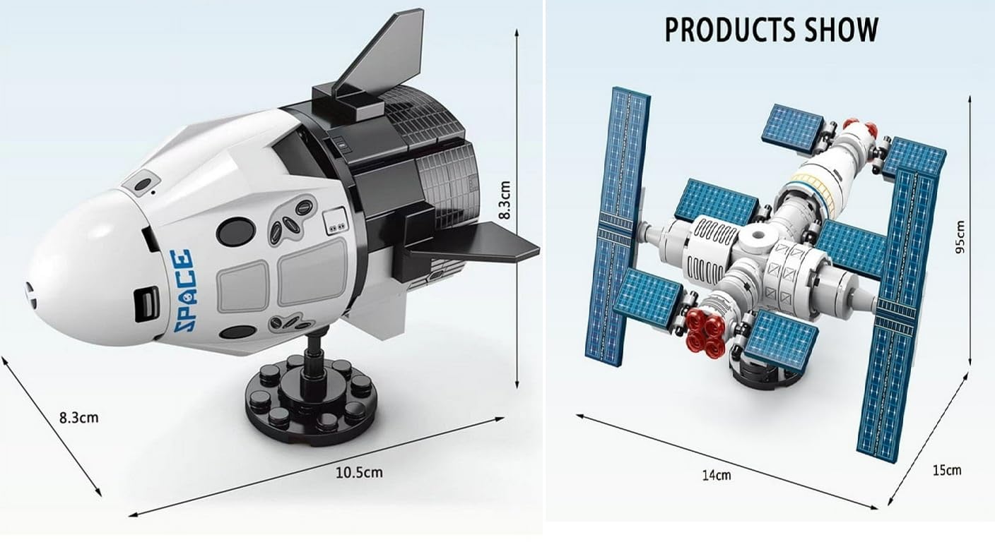 Конструктор Space Shuttle на 458 деталей для дітей, які люблять космос і техніку - мініатюра 5
