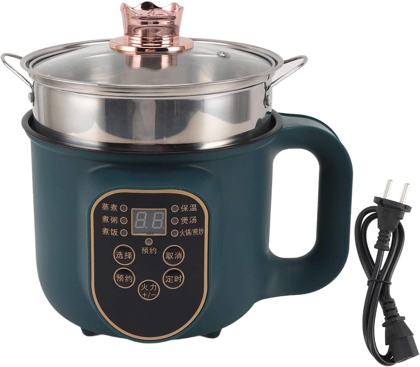 Електрична каструля-пароварка MS-7729 1,8 л для супів, каш і страв на пару - мініатюра 8